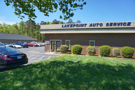 SHOP FRONT AND PARKING LOT